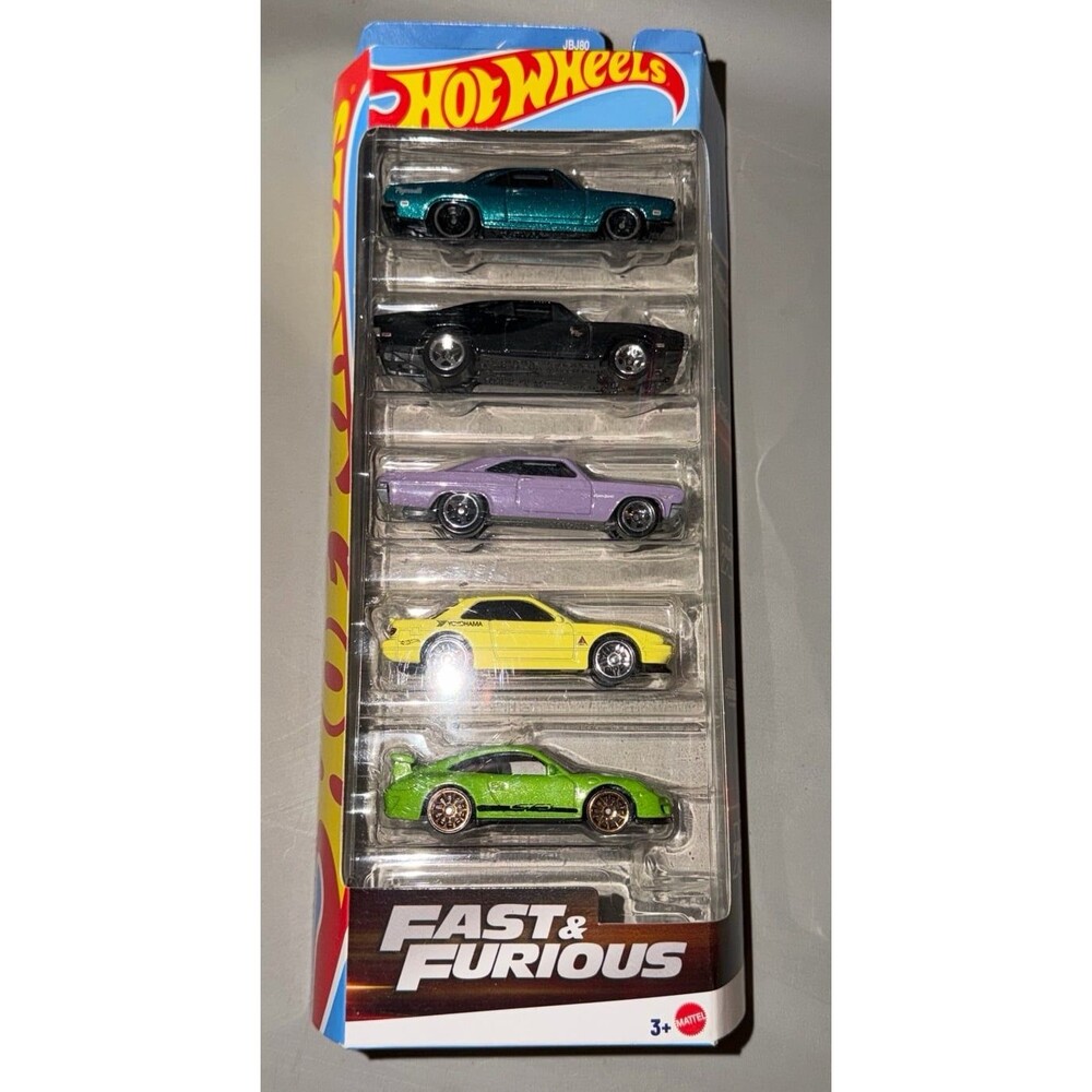 New Hot Wheels Fast & Furious 5-Pack 1:64 Cars